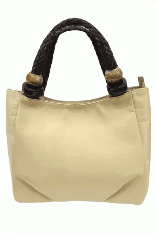 Marilyn's Italian Taupe Leather Handbag