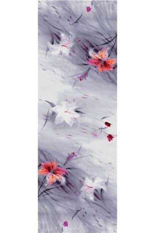 Marilyn Italian Shawl- Soft Flower Sketch- Blue