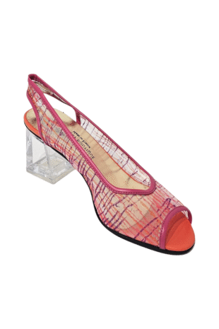 Konic Open Toe Block Heel