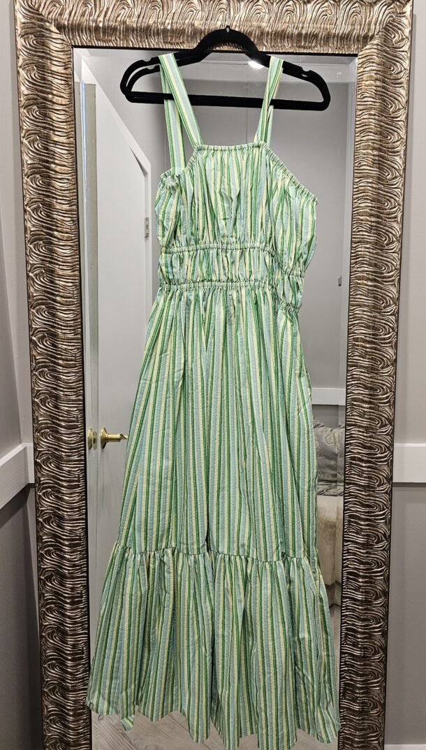 2462 AMICIZIA LONG DRESS 100% CO