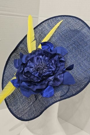 Marilyn's French Blue Yellow Headband Fascinatiors