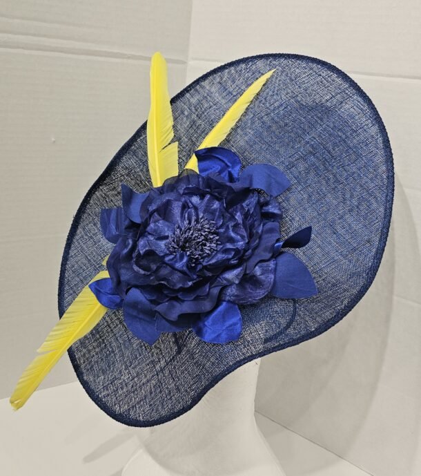 Marilyn's French Blue Yellow Headband Fascinatiors