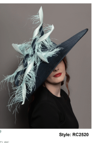RC 2520 NAVY AQU LARGE HAT