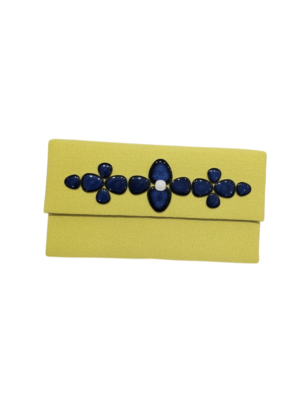 Marilyn's French Handmade Yellow Clutch