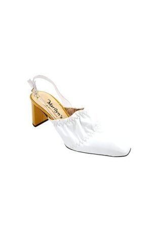 Marilyn's Italian Stitched Leather Mule