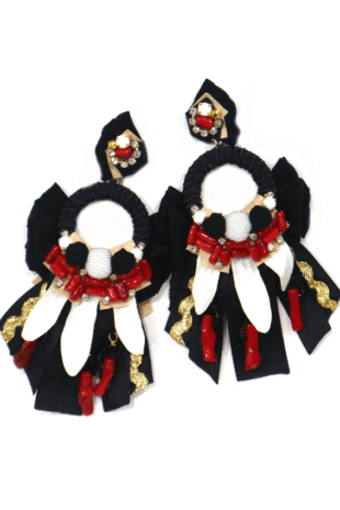 EXPLO LUXURY LIGHT CHANDELIER PIERCED EARRINGS