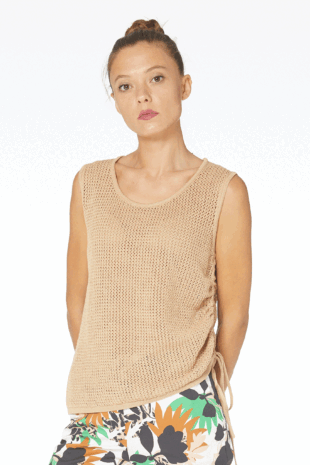 Marilyn's Italian Vest Knit Top