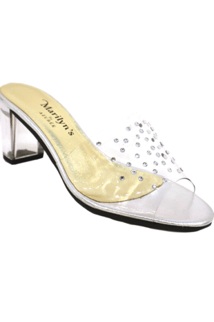 Marilyn's French Crystal Slip-On Heel
