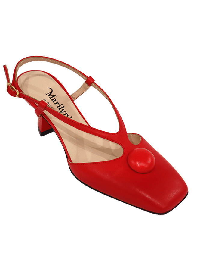 Marilyn's Italian Scarlet Heel Shoe