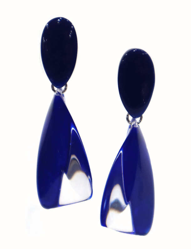 MX775 PLEXIGLASS ELEGANT PIERCED EARRINGS
