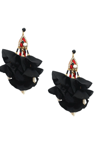 DANCE LUXURY CHANDELIER LIGHT PIERCED EARRINGS