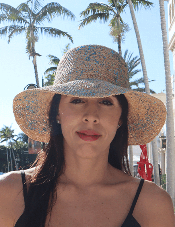 Marilyn's Casual Crushable Raffia Handmade Hat