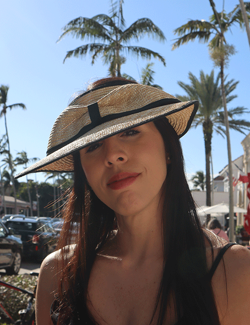 Marilyn's Unique Confortable Sun Golf Visor Square Shape