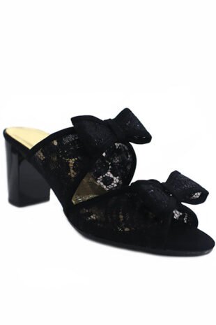 Marilyn's Koda Comfortable Slip on Open Toe Block Heel Shoe