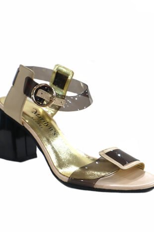 Marilyn's Modis Fun Open Toe Block Heel Shoe