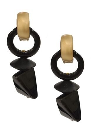 Marilyn's Spanish Hoop and Stone Earrings ME10