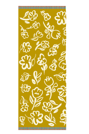 Marilyn's Italian Gold Tulip Shawl