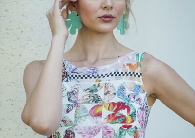 Marilyn's Spanish Buttercup Pierced Earrings