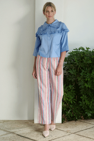 Marilyn's Italian Red Stripe Pant