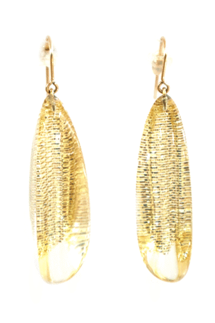 Marilyn's Gold Light Weight Contemporary Pierced Earring