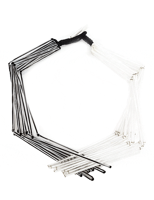 Marilyn's Belgium Twin Glass Necklace