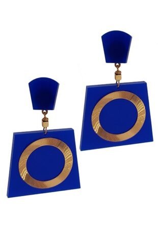 Marilyn's Gold Resin Combination of Clip/Pierced Earrings