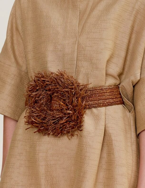 Marilyn's Belgian Raffia Statement Belt