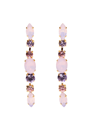 Marilyn's Chic Crystal Long Pierced Earring
