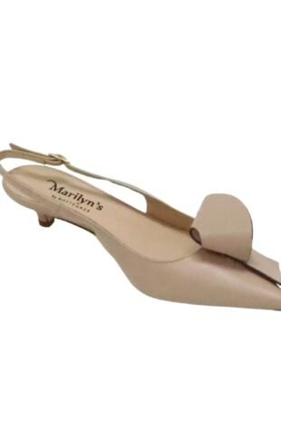 B577F10  Marilyn's Luxury Italian Low Heel Pointed Toe Shoe